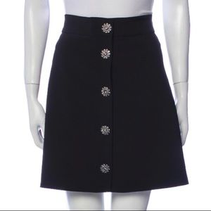 Kate Spade New York Crystal Embellishment Mini Skirt
